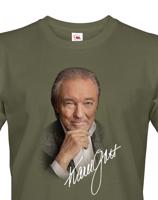 Pánské tričko s potiskem Karla Gotta