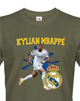Pánské tričko s potiskem Kylian Mbappé -  pánské tričko pro milovníky fotbalu