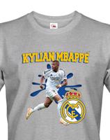 Pánské tričko s potiskem Kylian Mbappé -  pánské tričko pro milovníky fotbalu