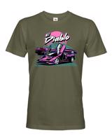 Pánské tričko s potiskem Lamborghini el diablo  - tričko pro milovníky aut