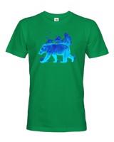 Pánské tričko s potiskem ledního medvěda - tričko pro milovníky zvířat