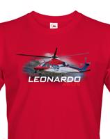 Pánské tričko s potiskem  Leonardo AW139 Rescue - ideální dárek pro milovníky helikoptér