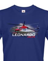 Pánské tričko s potiskem  Leonardo AW139 Rescue - ideální dárek pro milovníky helikoptér