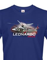Pánské tričko s potiskem  Leonardo AW169 - ideální dárek pro milovníky helikoptér