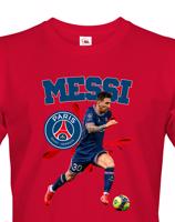 Pánské tričko s potiskem Lionel Messi -  pánské tričko pro milovníky fotbalu