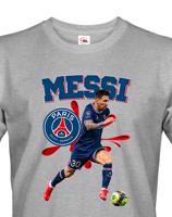 Pánské tričko s potiskem Lionel Messi -  pánské tričko pro milovníky fotbalu