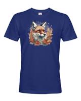 Pánské tričko s potiskem Lišky a podzimu