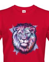 Pánské tričko s potiskem lva - dárek pro milovníky lva