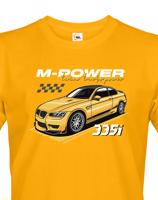 Pánské tričko s potiskem M-Power 335i -  tričko pro milovníky aut