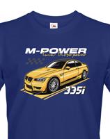 Pánské tričko s potiskem M-Power 335i -  tričko pro milovníky aut