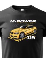Pánské tričko s potiskem M-Power 335i -  tričko pro milovníky aut