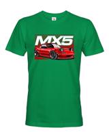 Pánské tričko s potiskem  Mazda MX5 - tričko pro milovníky aut