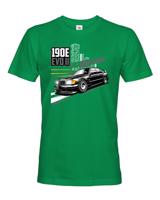 Pánské tričko s potiskem Mercedes AMG 190E EVO - tričko pro milovníky aut