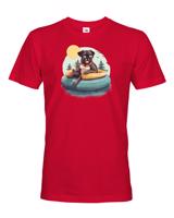 Pánské tričko s potiskem mopsíku - vtipné tričko