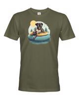 Pánské tričko s potiskem mopsíku - vtipné tričko