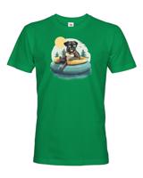 Pánské tričko s potiskem mopsíku - vtipné tričko