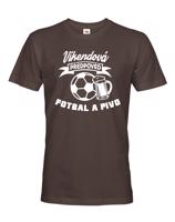 Pánské tričko s potiskem na fotbal Víkendová předpověď