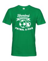 Pánské tričko s potiskem na fotbal Víkendová předpověď