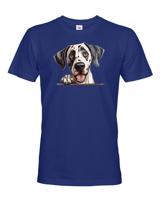 Pánské tričko s potiskem Německá doga - vtipné tričko