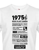 Pánské tričko s potiskem Newspaper, k 50. narozeninám