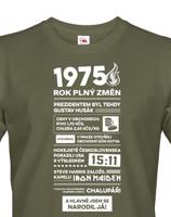 Pánské tričko s potiskem Newspaper, k 50. narozeninám