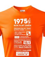 Pánské tričko s potiskem Newspaper, k 50. narozeninám