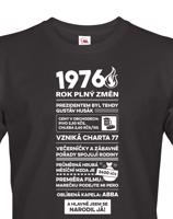 Pánské tričko s potiskem Newspaper, k 50. narozeninám