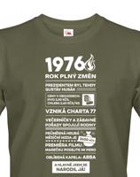 Pánské tričko s potiskem Newspaper, k 50. narozeninám