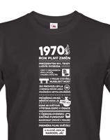 Pánské tričko s potiskem Newspaper, k 55. narozeninám