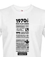 Pánské tričko s potiskem Newspaper, k 55. narozeninám