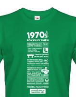 Pánské tričko s potiskem Newspaper, k 55. narozeninám