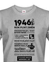 Pánské tričko s potiskem Newspaper, k narozeninám