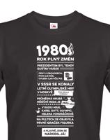 Pánské tričko s potiskem Newspaper, ke 45. narozeninám