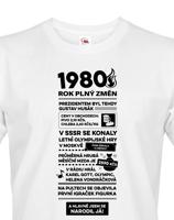 Pánské tričko s potiskem Newspaper, ke 45. narozeninám