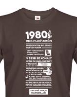 Pánské tričko s potiskem Newspaper, ke 45. narozeninám