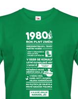 Pánské tričko s potiskem Newspaper, ke 45. narozeninám