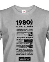 Pánské tričko s potiskem Newspaper, ke 45. narozeninám