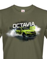 Pánské tričko s potiskem Octavia RS - tričko pro milovníky aut
