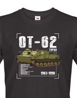 Pánské tričko s potiskem OT-62 Topas - ideální dárek pro milovníky vojenské techniky
