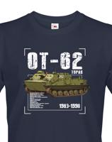 Pánské tričko s potiskem OT-62 Topas - ideální dárek pro milovníky vojenské techniky