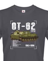 Pánské tričko s potiskem OT-62 Topas - ideální dárek pro milovníky vojenské techniky