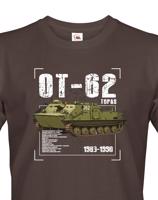 Pánské tričko s potiskem OT-62 Topas - ideální dárek pro milovníky vojenské techniky