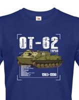 Pánské tričko s potiskem OT-62 Topas - ideální dárek pro milovníky vojenské techniky
