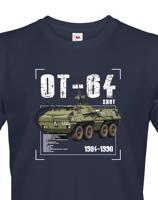 Pánské tričko s potiskem  OT-64 Skot - ideální dárek pro milovníky vojenské techniky