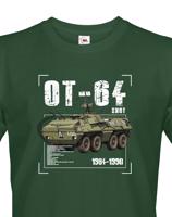 Pánské tričko s potiskem  OT-64 Skot - ideální dárek pro milovníky vojenské techniky
