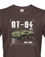 Pánské tričko s potiskem  OT-64 Skot - ideální dárek pro milovníky vojenské techniky