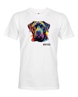 Pánské tričko s potiskem plemene Cane Corso s volitelným jménem