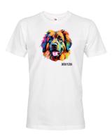 Pánské tričko s potiskem plemene Leonberger s volitelným jménem