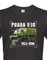 Pánské tričko s potiskem Praga V3S - ideální dárek pro milovníky vojenské techniky