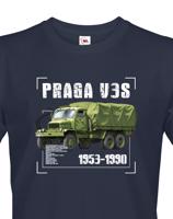 Pánské tričko s potiskem Praga V3S - ideální dárek pro milovníky vojenské techniky